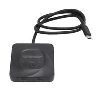 Commutateur USB C, Commutateur USB C Bidirectionnel, 2 en 1 Sortie ou 1 en 2 Sorties Bidirectionnelles 8K 60 Hz 10 Gbps Transfert PD100W Commutateur Vidéo USB C à Charge Rapide