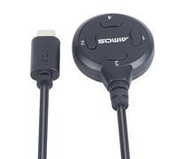 Commutateur USB, commande filaire externe, bouton de commutateur USB 3.0 ou 2.0 avec 4 touches pour 4 ports KVM 1,5 m (pour modèle KC-KVM401A)