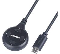 Commutateur USB Commande filaire Externe USB 3.0 ou 2.0 Bouton Commutateur avec 4 Touches 1.5M