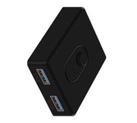 Commutateur USB convertisseur 1 ordinateur partageant 2 appareils USB2.0/3.0 Box pour claviers, scanners, imprimantes et périphériques