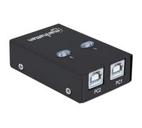Commutateur USB - MANHATTAN - 162005 - 2 ports - 1,5m - Protection contre les surcharges