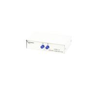 Gembird DSU-21 commutateur écran, Clavier et Souris Blanc