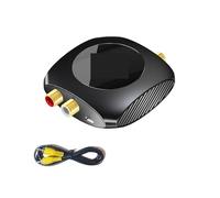 Commutateur vidéo, Adaptateur convertisseur audio analogique-numérique 96 kHz R/L RCA vers SPDIF coaxial optique for amplificateur barre de son haut-parleur(3)