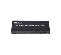 Commutateur vidéo haute définition HDMI 4 entrées/1 sortie, format standard britannique : 4 x 1, prise britannique, cadeau surprise