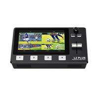 Commutateur Vidéo, L2 PLUS 5.5 "LCD multi-caméra vidéo mélangeur commutateur avec écran tactile PTZ contrôle Chroma clé USB3.0 for Live
