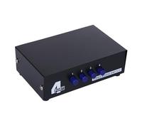 Commutateur vidéo portable 4 en 1 pour vidéo L/droite stéréo compatible avec les consoles de jeu et les récepteurs vidéo