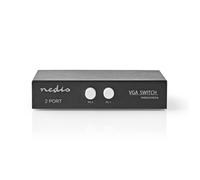 Nedis Commutateur VGA CSWI5902BK – 2 ports – Résolution max. 2560x1600, 500 MHz
