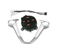 Commutateur Volant Multifonction Pour Fiesta MK7 MK8 Pour Ecosport 2013 - 2015 Bouton De Volant Voiture Régulateur Vitesse Avec Câble(Red one set)