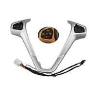 Commutateur Volant Multifonction Pour Fiesta MK7 MK8 Pour Ecosport 2013 Avec Bouton Rétro-éclairage Interrupteur Multifonction Volant Audio Boutons Régulateur Vitesse(Middle)