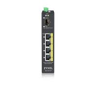 Zyxel RGS100-5P Non-géré L2 Gigabit Ethernet (10/100/1000) Connexion Ethernet, supportant l'alimentation via ce port (PoE) Noir