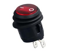 Commutateurs à bascule ronds polyvalents à 2 broches 2 positions avec protection contre l'eau pour les amateurs d'électronique et les fabricants d'interrupteurs simples