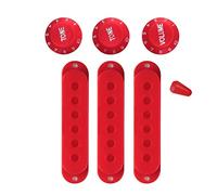 Commutateurs à bobine simple en plastique pour guitare électrique, 1 volume et 2 boutons de tonalité, 11 pièces de guitare colorées