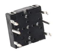 Commutateurs à bouton de réinitialisation compacts DIP 5 interrupteurs à cinq voies réinitialisation tactile pour contrôle multifonction DIP cinq voies