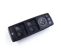 Commutateurs à bouton-poussoir de voiture 2128208310 pour Mercedes W204 W212 Classe C E Interrupteur de fenêtre électrique côté conducteur A2128208310 C180 C200 C220 Interrupteur de commande de