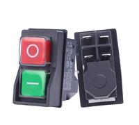 Commutateurs À Bouton-poussoir Électromagnétiques 4/5 Broches Démarreur Étanche Sécurité Pour Équipement De Machine-outil De Découpe Bouton-poussoir Électromagnétique