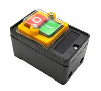 Commutateurs à bouton-poussoir marche/arrêt avec boîte étanche à la poussière 10 A pour machine à meuler les interrupteurs textiles marche/arrêt