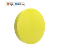 Commutateurs à bouton sans fil intelligents Tuya Zigbee,commutateur de liaison de scène,vie intelligente,prise en charge de la commande vocale Google Home et Alexa - Type Yellow