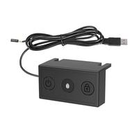 Commutateurs d'alimentation d'empreintes digitales de bureau Bouton d'écran USB Alimentation contrôle pour la maison, le bureau, Internet Lecteur d'empreintes digitales USB