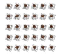 Commutateurs de clavier mécanique - Commutateurs de clavier - Compatible avec prise MX | Axe à broches fines SMD à 3 broches pour la saisie, noir, bleu, marron, rouge, et touches de rechange