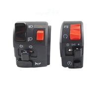 Commutateurs de commande de guidon de moto, ABS noir, feu de brouillard et interrupteur d'arrêt pour la plupart des vélos, VTT et scooters, haute résistance et installation facile