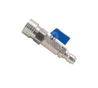 Commutateurs de débit d'eau de 9,5 mm ou 6,35 mm - Raccords de connexion rapide pour nettoyeur haute pression - Robinets à boisseau sphérique durables