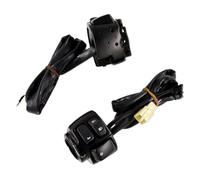 Commutateurs de guidon 1 pouce 25 mm, commande de guidon avec faisceau de câbles, compatible avec Softail Sportster V-ROD(BlackControl Switch)