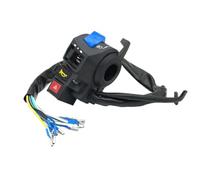 Commutateurs de guidon de moto 22 mm 10 fils avec interrupteur à double flash Bouton de phare de klaxon compatible avec les modèles universels