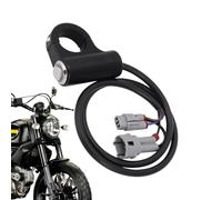 Commutateurs de Guidon de Motocyclette - Bouton Poussoir Étanche Pour Véhicules Électriques - Bouton Bascule Étanche Économe Énergie de Remplacement pour Scooter Quad Motocyclette Électrique