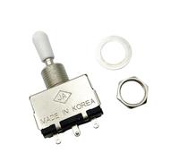 Commutateurs de guitare électrique compacts 3, Silver WHITE HAT | Offrant trois sélections de sons, une installation rapide, une utilisation conviviale, des matériaux compacts
