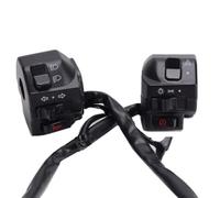 Commutateurs de Moto universels en Aluminium de 7, 8 Pouces, 22 mm, Bouton de klaxon de Moto, Interrupteur de Commande de Guidon de démarrage, Compatible avec Les pièces de Moto Automobile