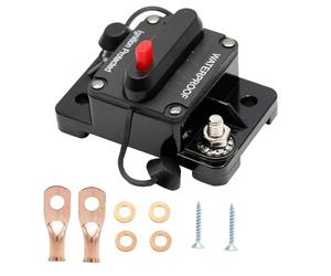 Commutateurs de puissance avec bouton de réinitialisation - 60 A - Interrupteur de voiture avec réinitialisation manuelle - Disjoncteur de protection contre les surcharges pour installation stéréo