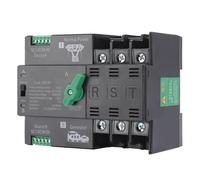 Commutateurs De Sélection Électriques ATS, Commutateur De Transfert Automatique À Double Alimentation, Rail 2P, 3P, 4P, Alimentation Sans Interruption 63 A, 100 A, 220 V, 50/60 Hz, HQ(220V 63A,3)