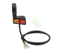 Commutateurs de sport motorisés, interrupteur de commande de guidon basse haute vitesse simple double entraînement mode Eco Turbo étanche accessoire de rechange électrique adapté pour VTT, scooter,