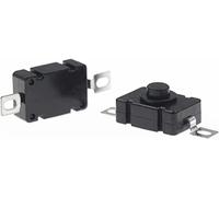 Commutateurs Micro-interrupteur 100PCS / LOT 18 * 12MM KAN Lampe de poche Commutateur 1.5A 250VAC Autobloquant Patch Type Bouton-poussoir Commutateur 2P-ON-Off Petits commutateurs KAN-28 interrupteur