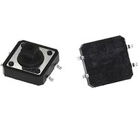 Commutateurs Micro-interrupteur 500PCS 12 * 12 * 7.3 Interrupteur tactile léger Micro-interrupteur SMD 12x12x7.3mm 4 broches Interrupteur à bouton-poussoir résistant aux hautes températures interrupte