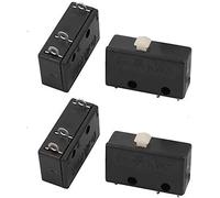Commutateurs Micro-interrupteurs 10 pièces AC250V/3A 125V/5A SPDT momentané bouton poussoir actionneur limite Micro interrupteur