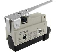 Commutateurs Micro-interrupteurs 6A/AC 250V actionneur de levier charnière longue droite Micro interrupteur fin course 1NO 1NC CZ-7120