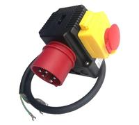 Commutateurs multifonctions 400 V triphasés avec réversion de phase et interrupteurs d'alimentation industriels d'arrêt d'urgence pour machines