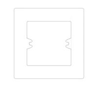 Commutateurs muraux en céramique de type 86 - Couvertures de trous - Panneaux muraux décoratifs - Grands bords - Plaque de base de boîte