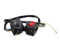 Commutateurs universels de guidon de moto de 8 pouces, compatibles avec le klaxon de starter, les phares, le démarrage électrique, le remplacement universel du marché secondaire