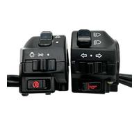 Commutateurs universels de guidon de moto en aluminium, 7/8 pouces, 22mm, compatibles avec les commandes de phares et de clignotants en klaxon(1pair)