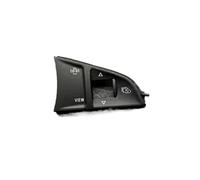 Commutation Commande Pour Skoda Pour Octavia 3 Pour A7 Pour RS Pour Superbe Pour Fabia Mk3 Pour Kodiaq Garniture Couvercle Bouton Commutation Volant Multifonctionnel(Camel)