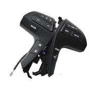 Commutation Commande Volant Boutons Commande Audio Bluetooth Pour Téléphone Avec Molette Et Câble 84250-0E220 84250-0K020 Pour Toyota Pour Hilux 2011-2015(Black Switch)
