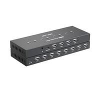 Commutation manuelle USB 8 ports USB Convertisseurs Splitter pour 8 PC Partage de périphériques USB Imprimante Bureau Maison Hub USB 2.0