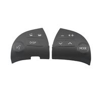 Commutation Volant Couvercle de bouton de volant multifonctionnel pour haut-parleur Bluetooth, 1 paire, pour Lexus ES350, 84250 - 33190(Grey Cover)