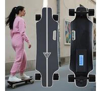 Commuting Skateboard électrique Cruiser - Longboards électriques portables pour adultes, moteur sans balais 350 W, télécommande à 4 vitesses, vitesse maximale 25 km + endurance 8 km, type A