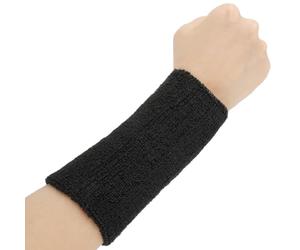 COMNICO Bracelets de sport élastiques de 15,2 cm en tissu éponge absorbant, longs bracelets athlétiques en coton pour l'entraînement, le football, le basket-ball, le tennis, la gym, les costumes de