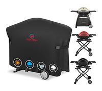 Comnova Housse de barbecue pour Weber Q Grill on Cart - 7112 Housse de barbecue pour Weber Q3000/Q300/Q2000/Q200 avec support portable, housse de barbecue 600D robuste et imperméable pour Weber Q3200,