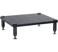 Norstone – Module pour meuble Como 2 – Habillage cuir noir – Acier massif inoxydable