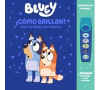 COMO BRILLAN! LIBRO DE BLUEY CON LINTERNA.